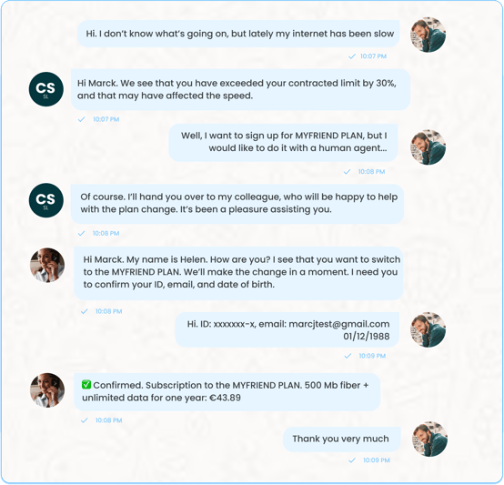Chat Internet lento EN